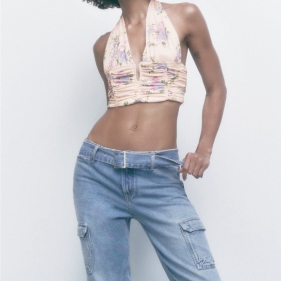 Zara floral halter top - Picture 2 of 3